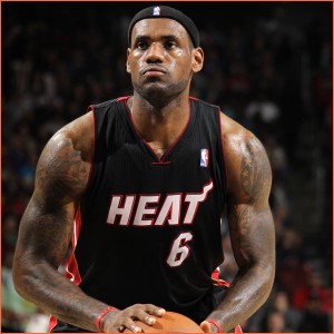 Heat forward LeBron James has led the Heat to the NBA Finals for a third consecutive year, and now they have a chance to become a team for the ages.