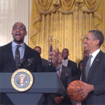 LeBron and the President