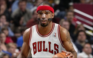 Rip Hamilton as a member of the Chicago Bulls.