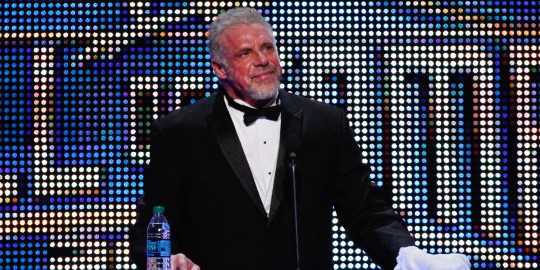 James Hellwig, known as the Ultimate Warrior, seen at the WWE Hall of Fame Induction Ceremony.