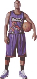 Kyle Lowry Raptors Purple Uniform