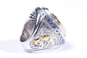 Warriors Championship Rings Side View 1
